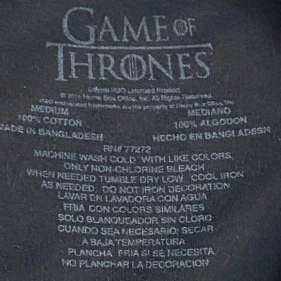 Game of Thrones “Hold The Door” Men’s T-Shirt - Picture 3 of 5